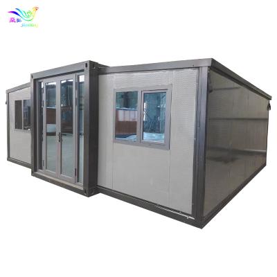 China Modern High quality Prefabricated house fire-proof 20ft Butterfly container house expandable Habitable Butterfly Type Container house for sale