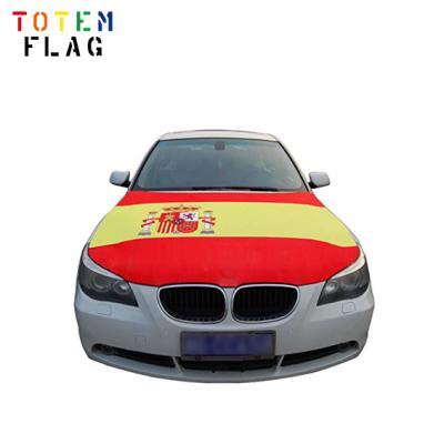 China Car Advertising Custom Cheap Car Engine Cover Banner Flag Car Hood Cover Flag for sale