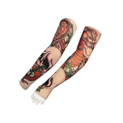 China Instock Anti-UV Cool Pattern Cycling Arm Sleeve , Boys Hiking Sunshine Arm Sleeve for sale