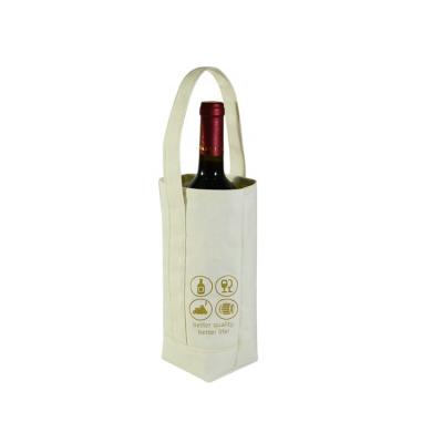 China Customization OEM Insulated Portable Wine Bottle Insulated Single Cooler Bag Wine Carrier Packaging Bag For Promotion Gift for sale