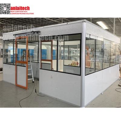 China Einfacher modularer Reinraum Installation Reinraumes ISO8 mit HVAC-System zu verkaufen