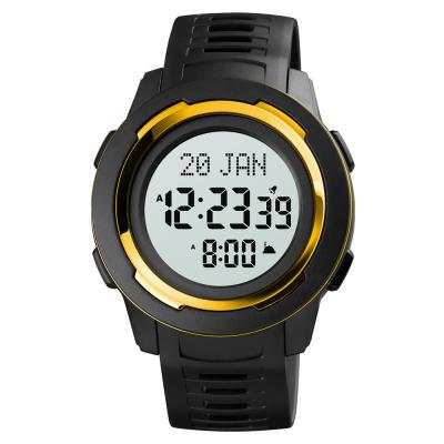 China Alarm SKMEI Digital Muslim Watches Prayer Qibla Islamic 1729 Wristwatch With Azan Time for sale