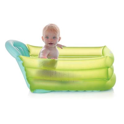 China Eco - Friendly Summer Folding Infant Bathtub , Plastic Baby Bathtub for sale