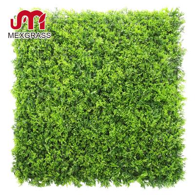 China Manufacturer Durable Plastic Wall Wholesale Green Plants Vertical Artificial Hanging Wall Panel for sale