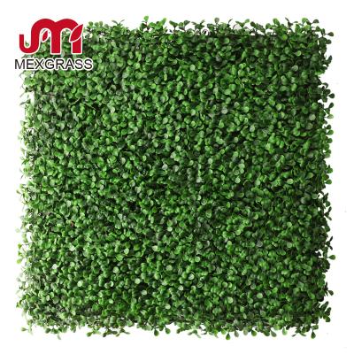 China Hot Sale Artificial Durable Plant Sun Proof Boxwood Steep Spike Wall Backdrop Green Plant Wall for sale