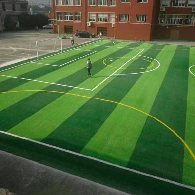 China 2021 Artificial Football Grass Manufacturer Sports Floor 50mm Artificial Grass Waterproof For Football Turf for sale