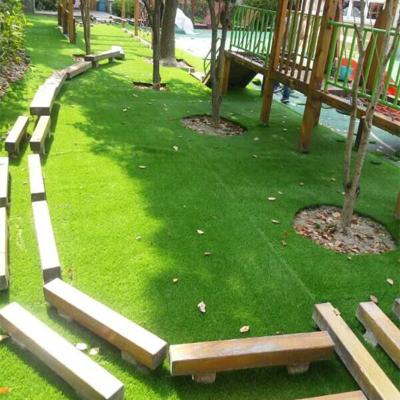 China Waterproof Artificial Landscaping Lawn Grass Synthetic 50mm Synthetic Grass For Garden for sale