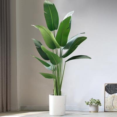 China Contemporary Factory Wholesale 2.2 Palm Tall Artificial High Leaf Freestanding Tree for sale