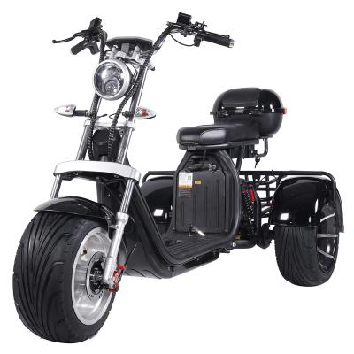 China Citycoco Unisex Cheap Electric Tricycle Scooter Moped Scooter Fat Wheel 60V 3000W Motor Tricycle 3 Tire Three Wheels Fat Citycoco Scooter For Adult for sale