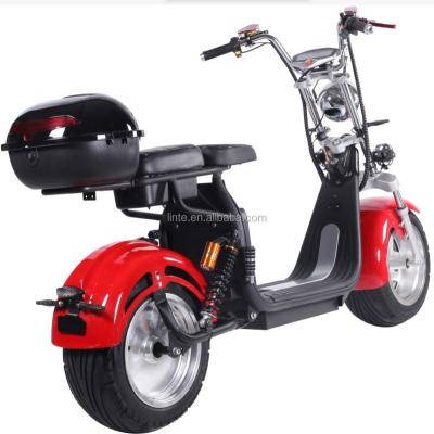 China New Item Big Motor 2000W Electric Motorcycle Scooter Unisex Adult Fast Powerful Portable Scooter 3000W 60V 20AH 28AH Battery E-Citycoco for sale