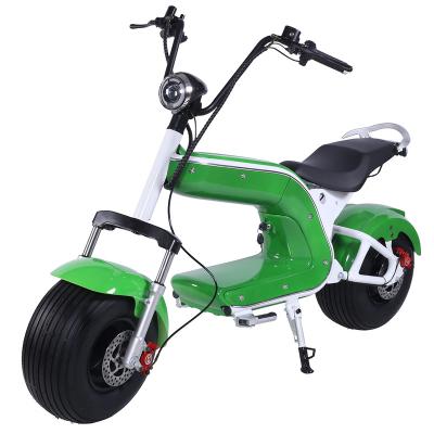 China New C6 Adult 2 Wheel Fat Tire 1500W 2500W Hub Motor Powerful Unisex Brushless Scooter 60V 20A E Bike Citycoco Manufacturer for sale