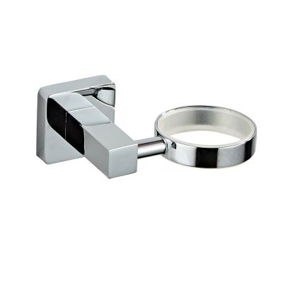 China Hot Selling Sustainable Simple Modern Bathroom Stainless Steel Wall Mounted Toothbrush Holder for sale