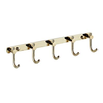 China Hot Selling Sustainable Metal Hangers Wall Mounted Hook Decorative Gold for sale