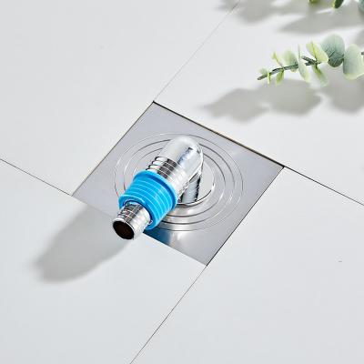 China Anti - Back Smell Bathroom Accessories Shower Square Strainer Shower Floor Drain for sale