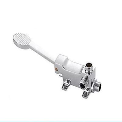 China New Arrival Hot And Cold Faucet Metered Basin Pedal Foot Faucets for sale