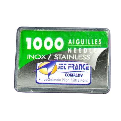 China Permanent Tattoo Needles 1000pcs 316L Stainless Steel 5MM Loose Type for sale