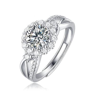 China Reliable Performance Diamond Ring CLASSIC Diamond Ring For Girls 925 Silver Diamond Ring for sale