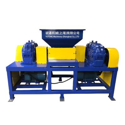 China Garment Shops Hot Sale 500 Model Double Shaft Industrial Shredder Metal Machine Tire Shredder For Recycling for sale