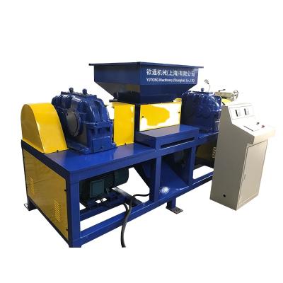 China Garment Shops 500 Model Double Shaft Textile Shredders / Copper Cable Shredder Machine For Recycling for sale