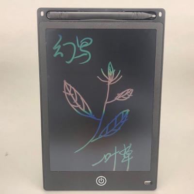 China Desktop 8.5 Inch No Ink Colorful Rainbow LCD Drawing Board Writing Tablets Erase Notepad No Chalk Slate Doodle Pad Electronic Blackbo for sale