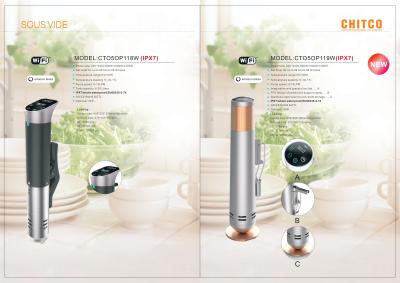 China Sous Vide Immersion Circulator and  Slow Cooker GK-P119W for sale