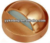 China Tempered Glass Exterior Wall Copper Light for sale