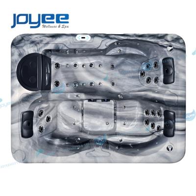 China Modern JOYEE 2 SPA Bathtub Balboa Rectangle 3 Person Garden Hot Tub Outdoor Whirlpool Free Combo Hydro Spa Acrylic SPA for sale