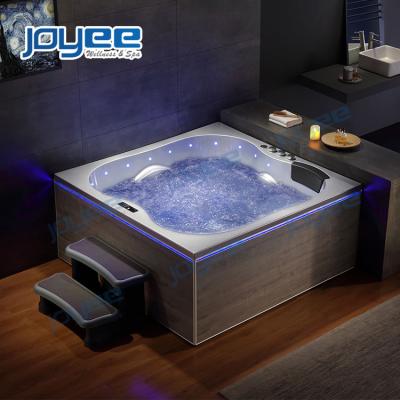 China JOYEE Luxury Double Side Skirt Massage Bathtub (Left Skirt) With Air Bubble Squirts New Design Whirlpool Bathtub With Shower Villa Home Hotel Badewanne for sale