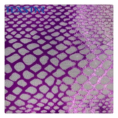 China New Design Durable 100% Polyester Foil Printing Tulle Mesh Fabric For Decoration for sale