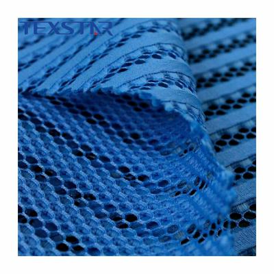 China Fashion style 3 D air cross striation sandwich anti-static warm mesh with true polyester for home textile and shoes for sale