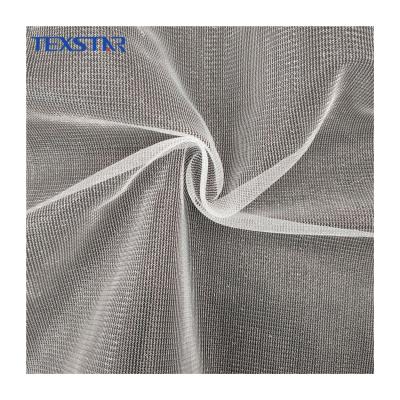 China Eco-friendly 100% Polyester Knit Tulle Shiny Mesh Fabric for tutus lining and embroidery for sale