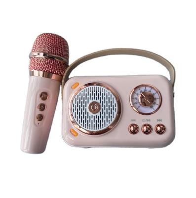 China Wireless Microphone Speaker Set Portable Karaoke Wireless Microphone Singing KTV Home Party Mini Kids Microfono Karaoke Handheld MIC With Speaker Set for sale