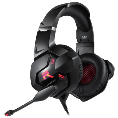 China Wholesale Waterproof LED Light Custom USB RGB PS4 PS5 Noise Canceling Gamer Earphone Headphones Gaming Cable Headset With MIC for sale