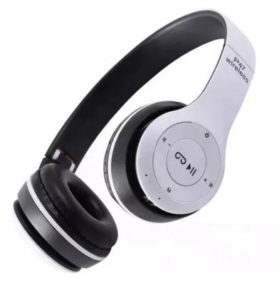 China Factory Price P47 Perfect Sound Wireless Noise Reduction BT Headset Surround DJ Earphone Waterproof Folding Stereo Wireless Headset for sale