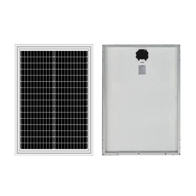 China high quality mono crystal solar panel 50W mono crystal solar panel system mono crystal solar panel 182*36.4mm for sale