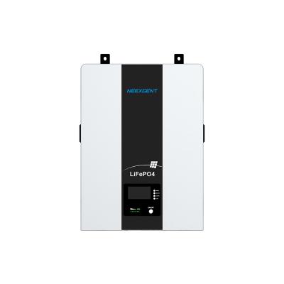 China Solar Power Lithium Battery Wall Mounted LiFePO4 100Ah Energy Storage System NG01-48100 for sale