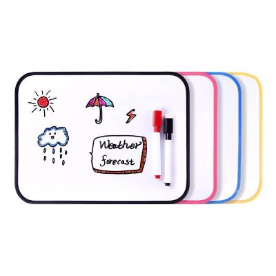 China Wholesale Soft Plastic Magnetic Whiteboard Children Kids Plastic Frame Writing Board Magnetic Whiteboard for sale