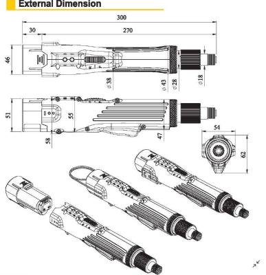 China AUTOMATIC INDUSTRIAL CORDLESS BRUSHLESS LOW TORQUE BATTERY SCREWDRIVER SERIES MYBT-AS0320 for sale