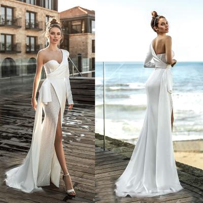 China Anti-Wrinkle Spring Set Mid Waist Sexy Dress Formal Dresses 2022 Summer New Hot Sequined Women Two-piece Dress for sale