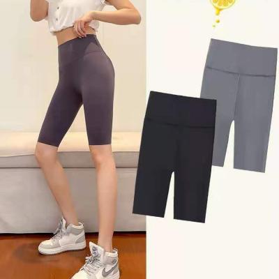 China Women Breathable Outer Wear Gaiters Yoga Shark Skin Cycling Pants Spring And Thin Tight Trunks 2022 Summer Sports Yoga Shorts for sale