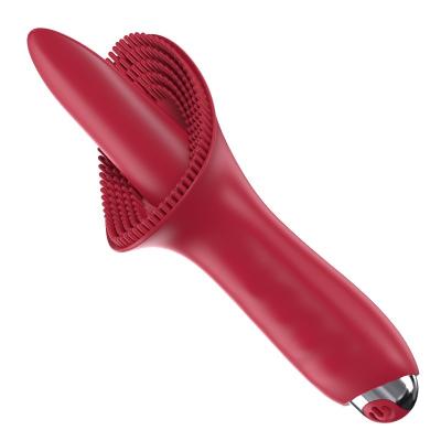 China 10 speeds strong vibration;Waterproof;USB charge; Wholesalers Offer  Nipple Massage Vibrator Couples' Daily Necessities Licking And Sucking Vibrator Food Grade Silicone  Licking for sale