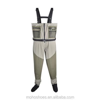 China Adult Breathable Neoprene Fabric Material Waterproof Tackle Box Fishing Wader for sale