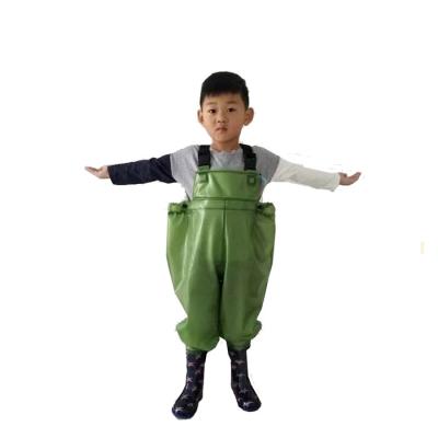 China Cheap Kids Girl Chest Price Nylon PVC Waterproof Fishing Wader For Boy for sale