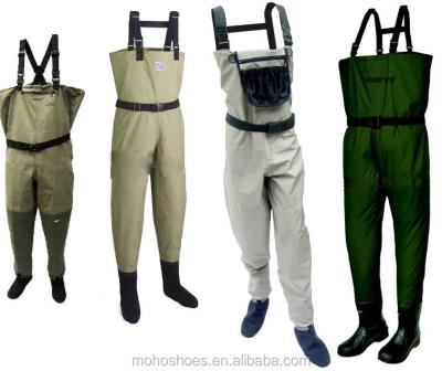 China 2018 Cheap Chest Wader Waist Breathable Fishing Waders for sale