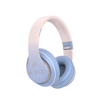 China Genuine Fast Charging Lucky Cute Girls Colorful Bluetooth Cat Ear Headphones Wireless Bluetooth Stereo Headset for sale