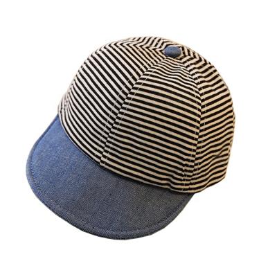 China breathable & Cheap promotion cotton summer baby hats boys girls boys kids waterproof stripes baseball cap fashion kids sun sports hat for sale