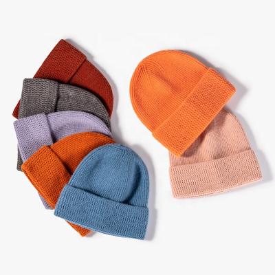 China Hip Hop COMMON New Style Wool Men's And Women's Fashion Soft Solid Color Knitted Beanie Hats for sale