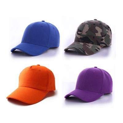 China breathable & Waterproof custom logo 5 6 panel printing embaoidery cotton men sport baseball cap for sale