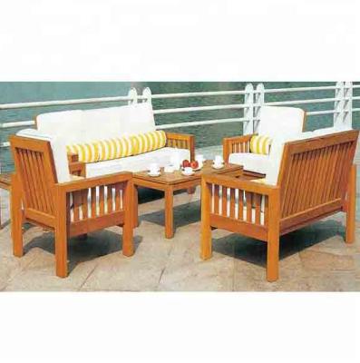 China Wooden Outdoor Lounge Sofa Furniture Modern Outdoor Furniture Garden Sets for sale