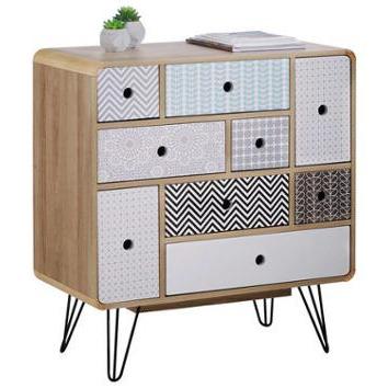 China Industrial Multi Filling Cheap Metal Frame Drawer Multi Color Storage Cabinet Adjustable Wooden Chest for sale